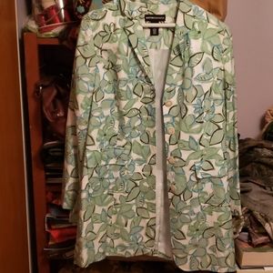 Norton Mcnaughton linen 3/4 length jacket